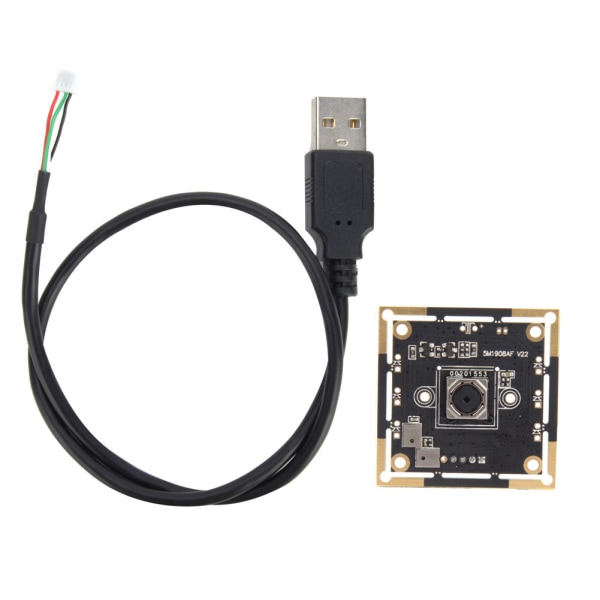 USB kameramodulkort HM5040-chip med autofokusfunktion 2592x1944 30fps 65,8°