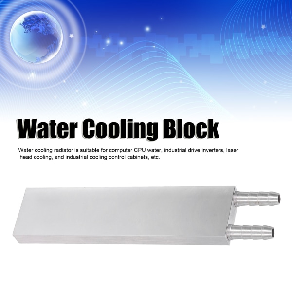 Vattenkylningsblock Aluminium Kompakt termoelektrisk kylare för dator CPU Industrial Drive Inverter