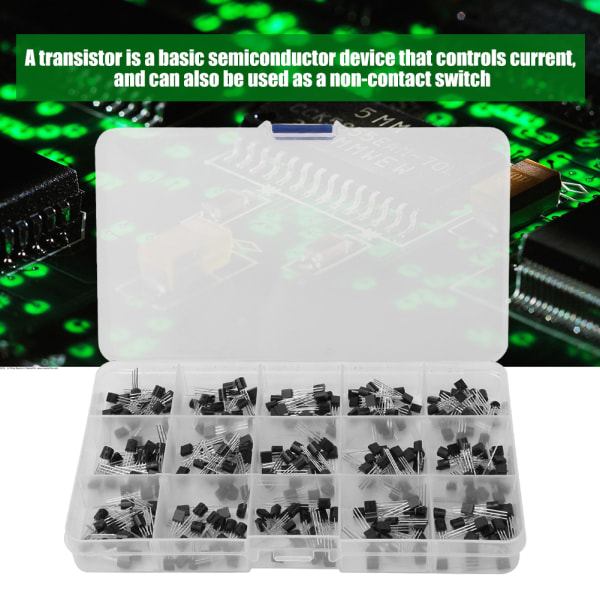 300st 15 Triode Assorted Kit Transistor Sortiment DIY Kit TO-92 S9012 S9013 S9014 S8050 S8550