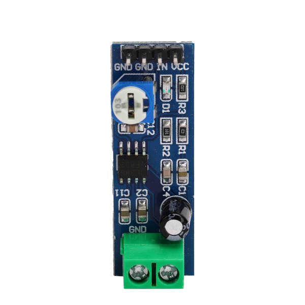 LM386 Power Amplifier Board 200 Times Gain Mono Audio Power Amplifier Module 5V-12V