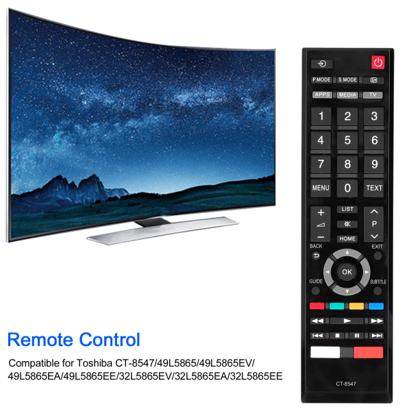 LED TV-kontroll för Toshiba CT-8547/49L5865/49L5865EV/49L5865EA/49L5865EE/32L5865EV