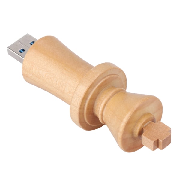 Träschack Shape Datalagring USB 2.0 Flash Drive U Memory Disk kompatibel USB1.1(16GB)