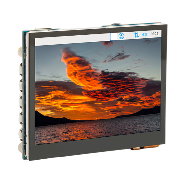 3,5 tum kapacitiv pekskärm USB Typ C I2C 5 Point Touch 640x480 IPS-skärm Pekskärm LCD-skärm för RPi