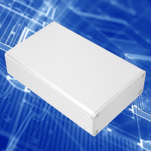 Integrerad case i aluminium Elektronisk låda för kretskort GPRS 27x66x100mm