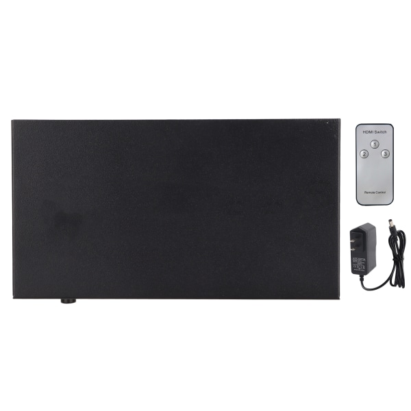 HD Multimedia Interface Switch 3 in 1 Out 3D 4K HD Video Splitter för PS3 Laptop 100‑240VUS Plugg