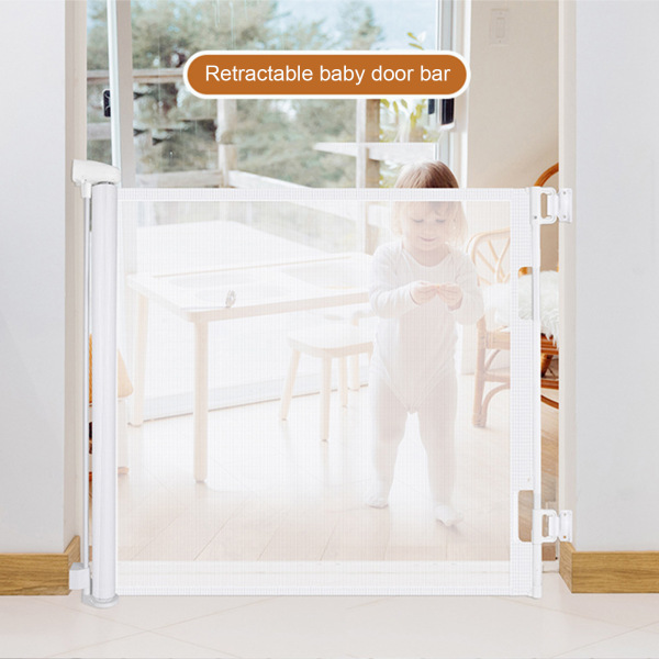 Infällbar baby Barnsäkerhet Baby Infällbara portar för husdjur för trappor Dörröppningar Hallar inomhus och utomhus