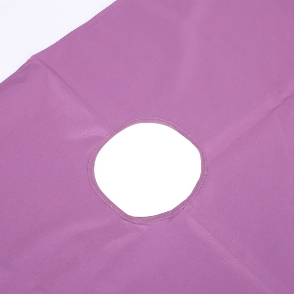 Vattentät skönhetssalong Lakan SPA massagebord cover (75 x 200 cm öppet hål typ) (lila mörkt kaffe)