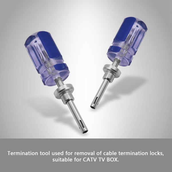 4in Låsning Upplåsning Terminator Tool Bump Key för CATV TV Boxes Kabel