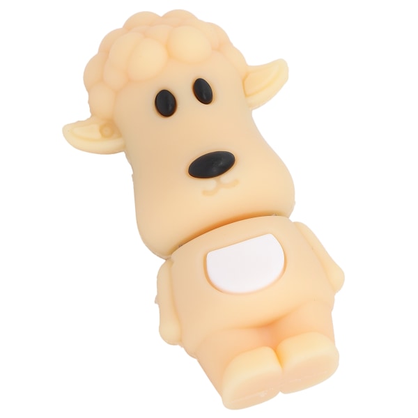 Thumb Drive Portable Cute Cartoon Sheep Doll 2.0 USB Flash Disk för informationslagring Dataöverföring64GB
