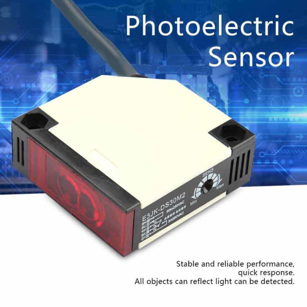 Fotoelektrisk sensoromkopplare Spegelreflektionssensor E3JK-DS30M2 (normal stängning)
