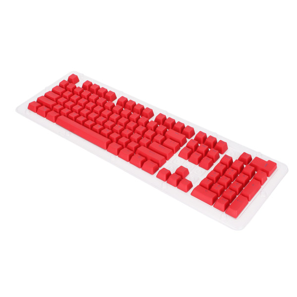 PBT Keycaps 106 Keys 2 Färg Formsprutning OEM Höjd Ljusöverföring Anpassade Keycaps för mekaniskt tangentbord Röd