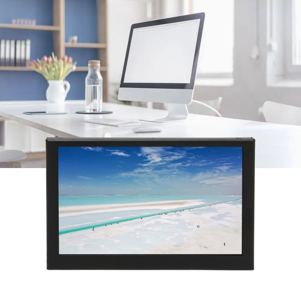 Bärbar 5-tumsskärm 800x480 IPS LCD-skärm metallhölje Mini HD Multimedia Interface Bärbar bildskärm för RPi PC