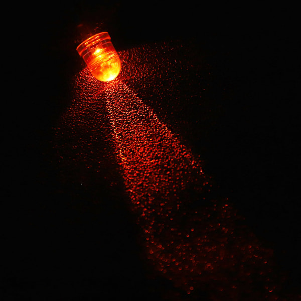 50 st 12V LED Pre-wired lysande diod 10 mm Runt huvud Ljus pärla DIY delar Orange belysning