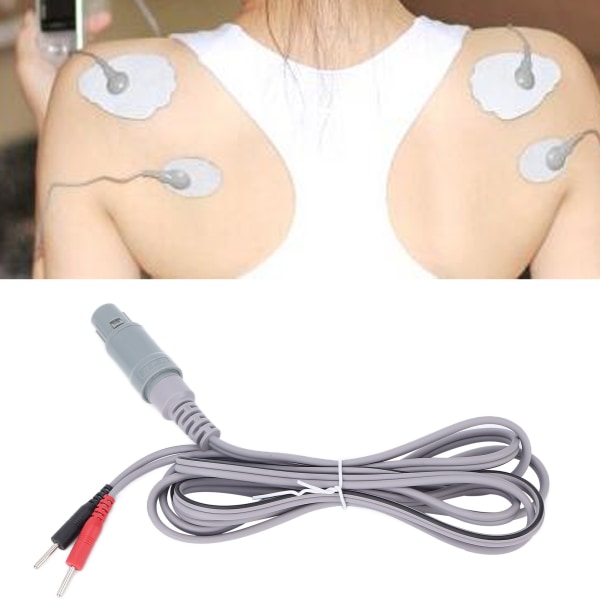 Elektrodkabel Professionell bärbar elektrodanslutningskabel tillbehör för TENS massagemaskin
