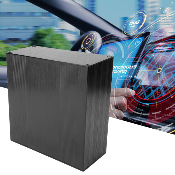 Case av delad typ av aluminium Elektronisk låda för förstärkare GPS (150 mm)