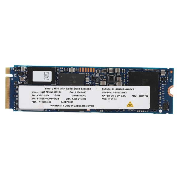För Intel Optane Memony H10 med Solid State Storage SSD M.2 2280 PCIe 3.0 3D XPoint(16+256GB)