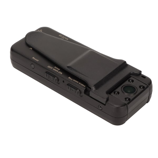 Mini Body Camera 1080P Bärbar Tiny Video Recorder med Back Clip Auxiliary Light Motion Detection för Home Outdoor