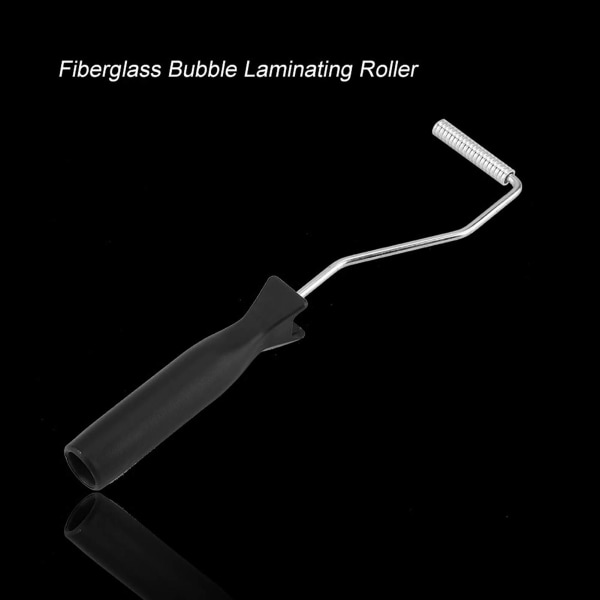 Aluminiumlegering Glasfiber Bubbla Lamineringsrulle ABS-handtag för GRP FRP Hartsarbete (10*50mm)