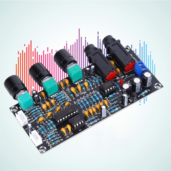 Förstärkarmodul Audio AMP Board 2&#8209;Mikrofon&#8209;ingång 2&#8209;Ljud&#8209;Channel XH&#8209;M273 DC12&#8209;24V