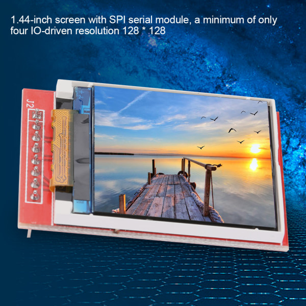 1,44" LCD röd seriell 128X128 färg TFT LCD-skärmmodul för 5110 /3310