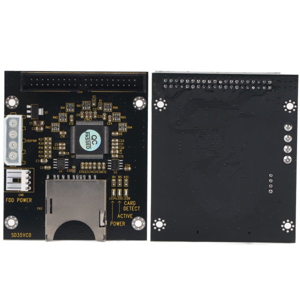 SD till 3,5 tum IDE SD/SDHC/SDXC/MMC-minneskort till IDE 40-pin hane-adapter