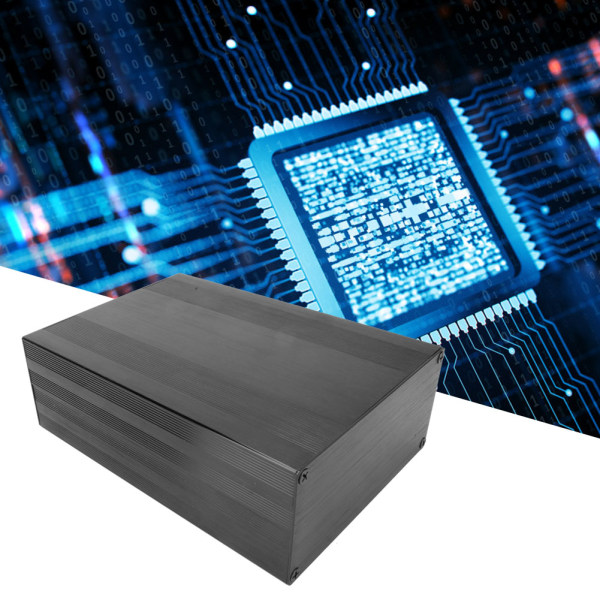 Case av delad typ av aluminium Elektronisk låda för förstärkare GPS (200 mm)