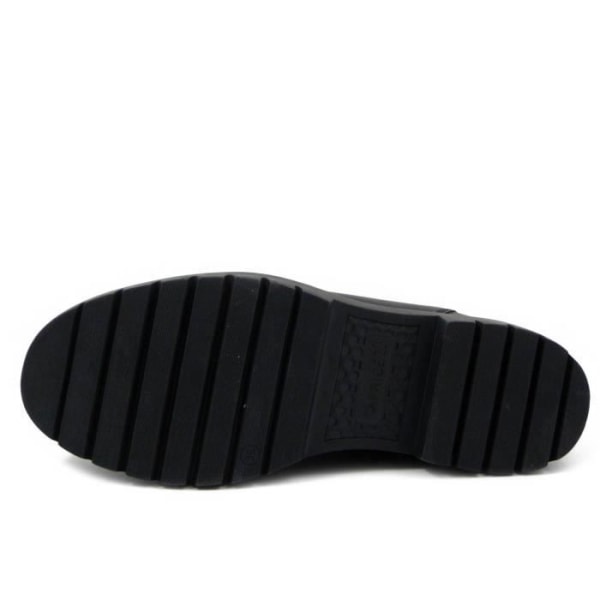 Ankelstövlar för kvinnor - CAPRICE - Mjukt svart läder - Avtagbar sula - Dragkedja