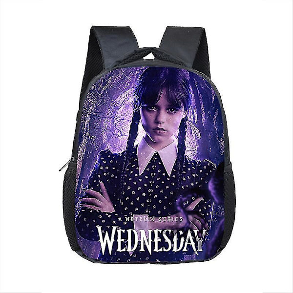 Wednesday Addams Studenterrygsæk Onsdag Børnehave Belastningsreducerende Rygsæk F