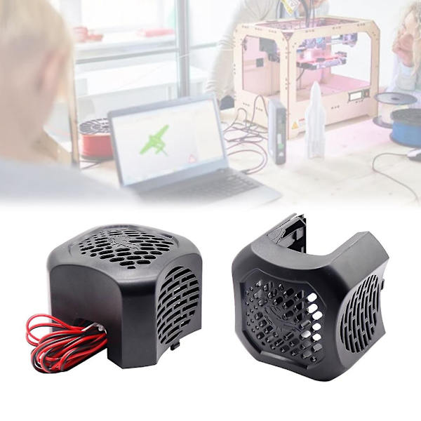 Samlet Hotend-ventilatordæksel-kit til udskiftning af Ender3 V2 With fan
