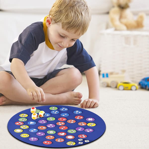 Matchende brettspill i tre, Memory Candy-spill, tidlig læringsspill for barn B
