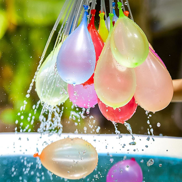 333 Vannballonger, Raskt Fyllende Selvlåsende Vannballonger Fargerike Ballonger, Splash Vannballer Sommer Moro Utendørsleker