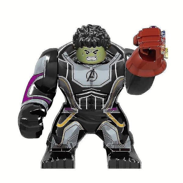 Superhjältebyggklossleksaker, monterad byggklossfigurmodellleksak Hulk-350853