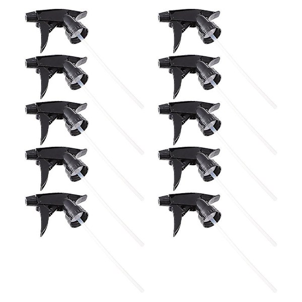 10 st Toalett Bidet Sprayer Glitter Spray Fart Spray Trigger Spray Flaska Toppar Plast Trigger Sprayer