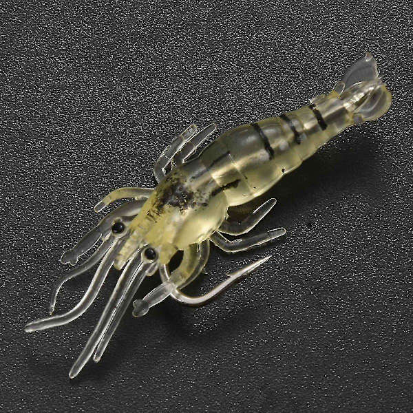10 stk/pakke 4 cm fiske myk reke lokke Pesca lokke nær karpe jigg