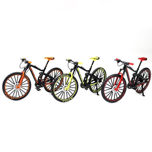 Mini 1:10 Legering Cykel Skala Model Desktop Simulering Ornament Finger Mountainbikes Legetøj Green