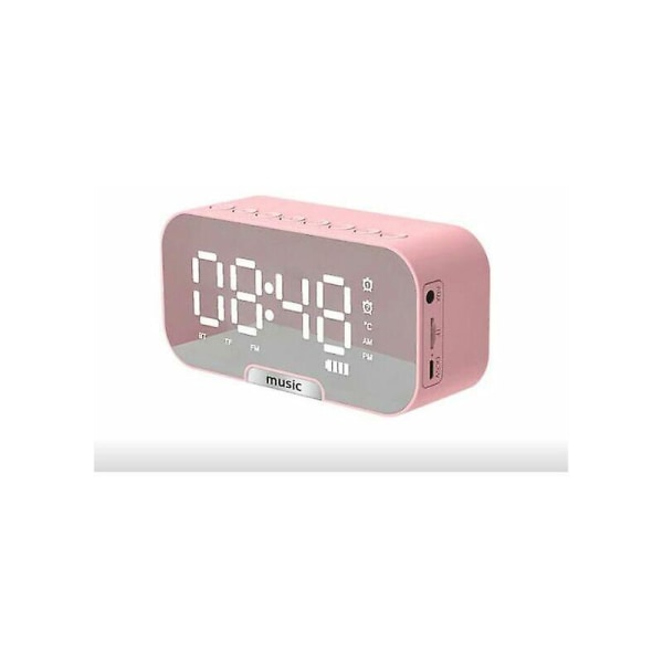Monitoimikello Bluetooth-kaiuttimella, FM-radio, digitaalisella peiliherätyskellolla
