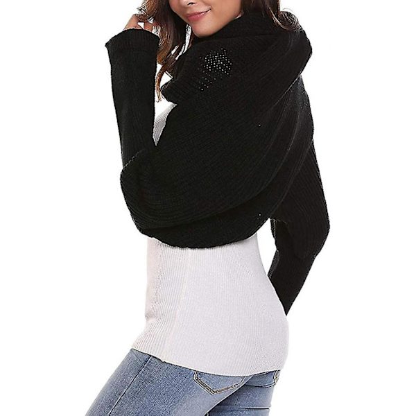 Multifunktionella halsdukar, damhalsduk, capesjal, vintermode, unisex, varm