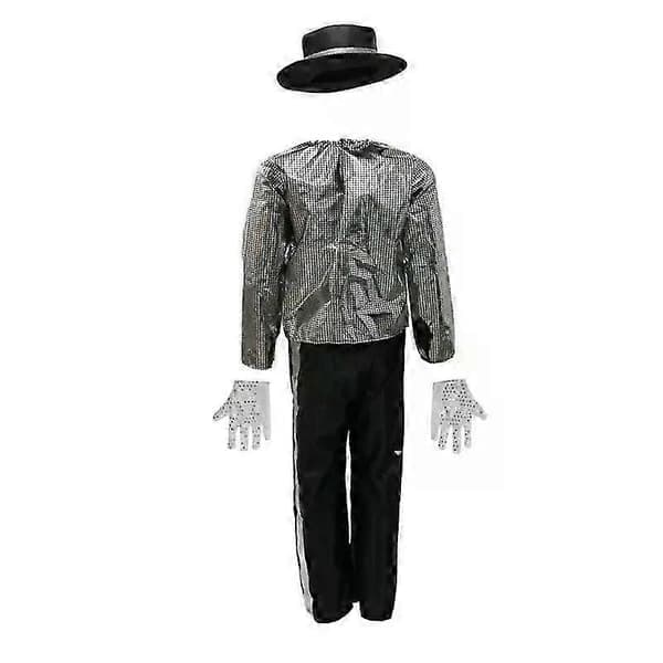 2026 Michael Jackson Superstar Cosplay Kostym Halloween Party Kostym för 6-7 år