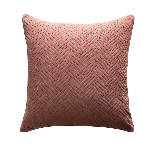 Hem Sammet Kuddfodral-Enkel Solid Färg Soffa Kuddfodral Grå 45*45cm 45*45cm pink
