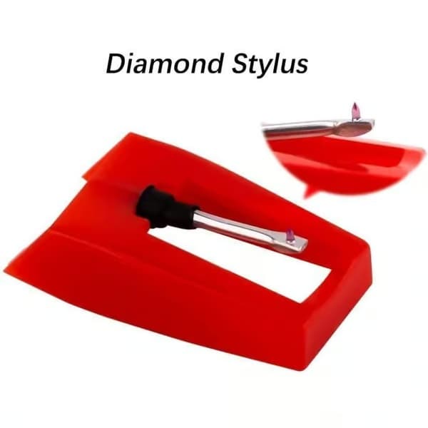 6 stk. platespillernåler - Platespillernål stift-erstatning safir diamant vinyl platespiller