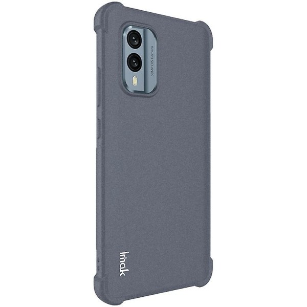 IMAK Nokia X30 5G mattapintaiselle puhelimen cover Pehmeä TPU neljän kulman turvatyynyn phone case
