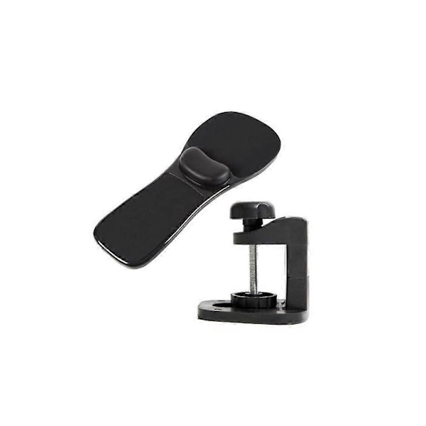Armbågsstöd för dator, armstöd för stol och skrivbord, handledsstöd för mus, hemmakontor - Svart