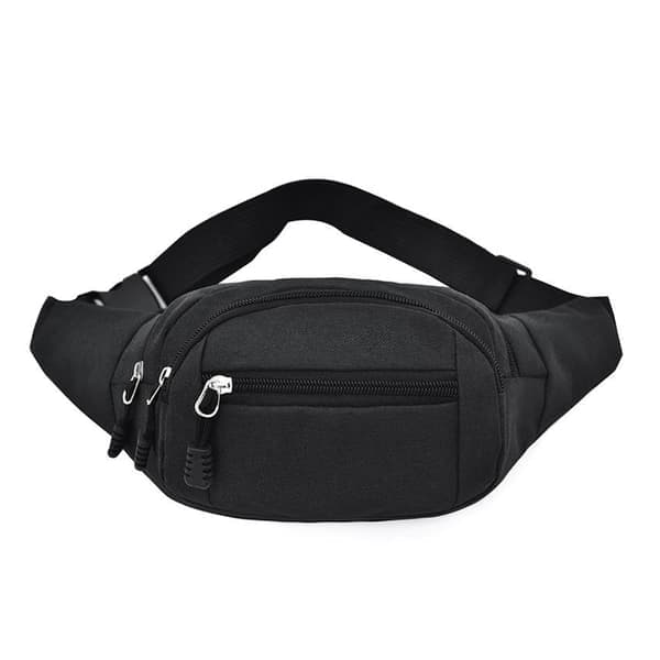 Mavetaske med flere rum Sort Sort 1-pak Sort