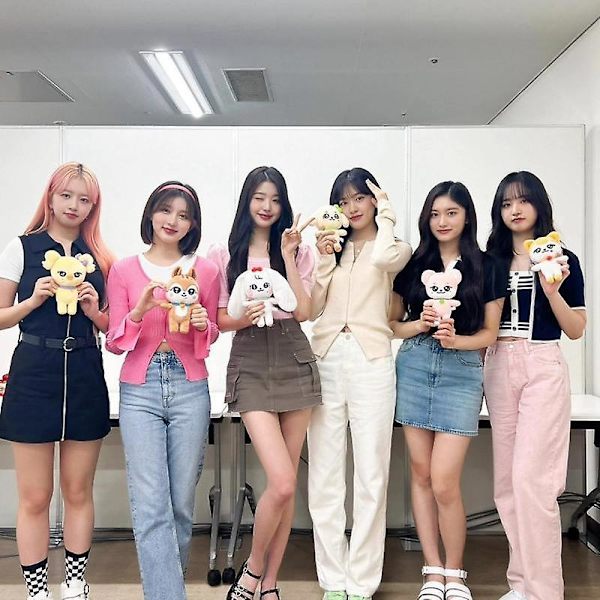 Kpop Ive Cherive pehmolelu Minive Ganganji Dal-e Rei Naori Cherry Liz Cheez Erang-e Kpop Ive nukke Wonyoung Yujin Gaeul Leeseo D  45cm