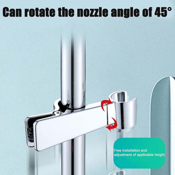 Universal Clip-on Bruserhovedholder Til Skydebar 45 Justerbar Bruserholder
