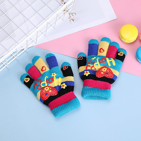 Børnehandsker til piger/drenge Unisex varme bløde vinterhandsker style 2