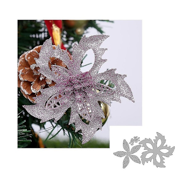 Dekorativa blommor metallskärverktyg stencil scrapbooking DIY album stämpelpapper (hy)