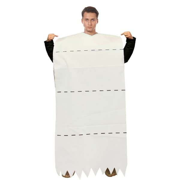 Kæmpe Toiletrulle Voksen Halloween Kostume