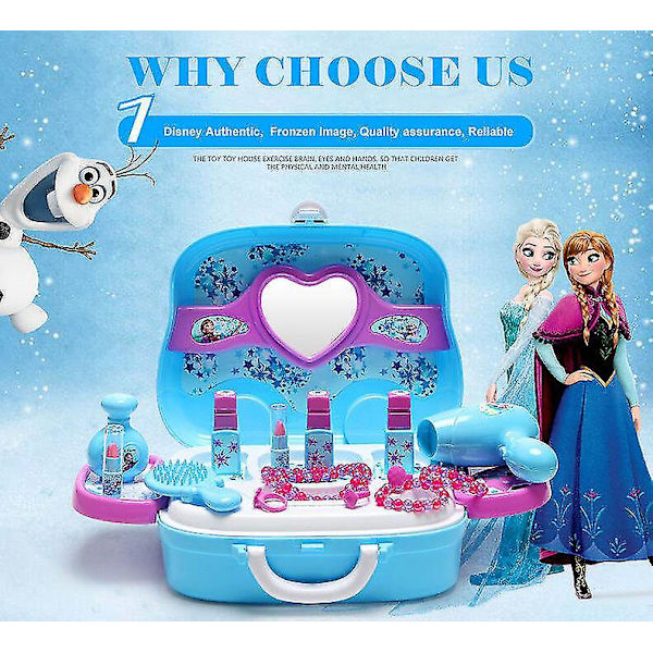 Sminkset Sminkset Leksaker För Barn Flicka Frozen Smink Väska