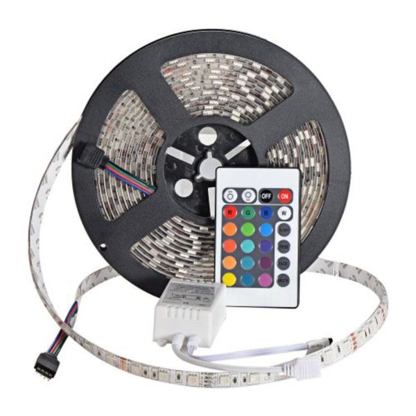 5m IP20 LED-slinga RGB SMD5050 MultiColor 4x